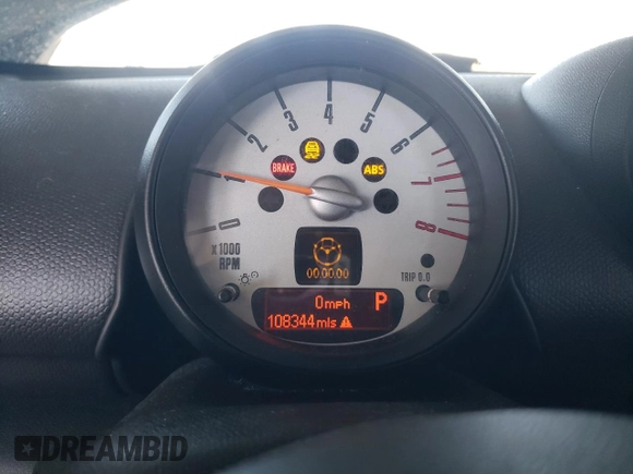 2013 MINI Countryman S с VIN WMWZC3C5XDWP22700, выставлен на аукционе Copart как лот 57153995 с пробегом 108 344 миль миль и Списание • Salvage title. История ставок и продаж доступна на DreamBid. Изображение 9.