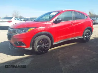 2022 Honda HR-V Sport with VIN 3CZRU6H12NM773532, listed as a IAAI auction lot 38747913 with 26,109 mi miles. Bid and sale history available at carsss.com. Image 22.