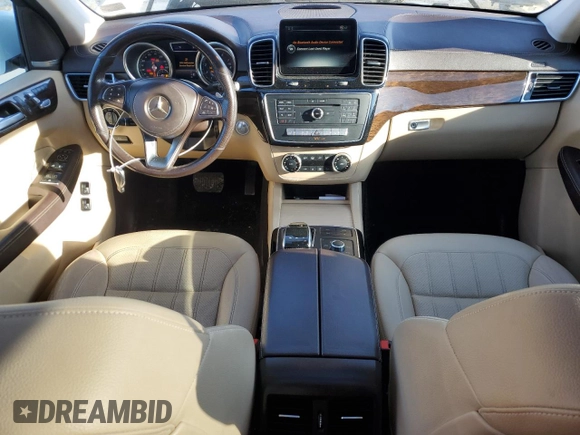 2017 Mercedes-Benz GLS 450 with VIN 4JGDF6EE1HA887438, listed as a Copart auction lot 42875025 with 83,584 mi miles and Salvage Title. Bid and sale history available at DreamBid. Image 8.