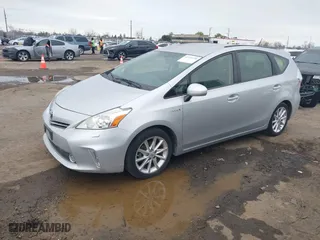 2014 Toyota Prius v Two with VIN JTDZN3EU6EJ005663, listed as a IAAI auction lot 41725720 with 109,380 mi miles. Bid and sale history available at carsss.com. Image 17.