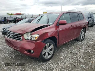 2008 Toyota Highlander Sport with VIN JTEDS43A282052278, listed as a Copart auction lot 55895225 with 175,355 mi miles and Salvage title. Bid and sale history available at DreamBid. Image 1.