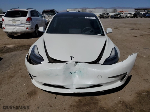 2020 Tesla Model 3 Standard Range Plus with VIN 5YJ3E1EA6LF612151, listed as a Copart auction lot 47869215 with 66,544 mi miles and Salvage Title. Bid and sale history available at carsss.com. Image 5.