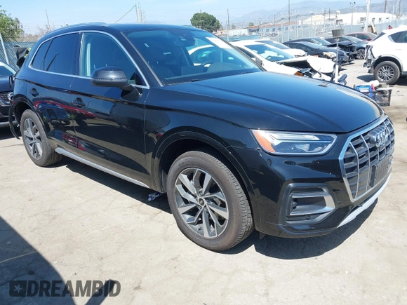 2021 Audi Q5 Premium Plus z VIN WA1BAAFY7M2114476, wystawiony jako IAAI lot #42063790 z przebiegiem 44 945 mil mil oraz . Historia ofert i sprzedaży dostępna na DreamBid. Obrazek 1.