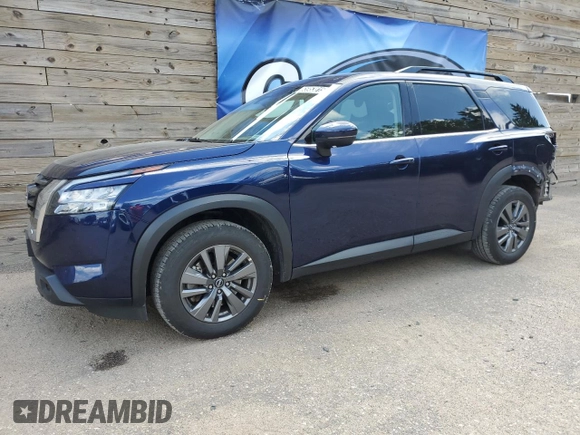 2024 Nissan Pathfinder SV with VIN 5N1DR3BA8RC277095, listed as a Copart auction lot 65953815 with 40,972 mi miles and Clean title. Bid and sale history available at DreamBid. Image 1.