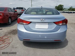 2013 Hyundai Elantra GLS PZEV with VIN KMHDH4AEXDU522642, listed as a Copart auction lot 52808254 with 87,952 mi miles and Salvage Title. Bid and sale history available at carsss.com. Image 6.
