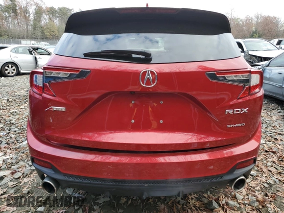2021 Acura RDX w/A-Spec Package with VIN 5J8TC2H6XML046482, listed as a Copart auction lot 81801204 with 64,296 mi miles and Salvage Title. Bid and sale history available at carsss.com. Image 6.