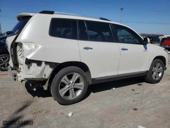 2012 Toyota Highlander Limited with VIN 5TDYK3EH1CS065471, listed as a Copart auction lot 48191555 with 177,469 mi miles and Salvage Title. Bid and sale history available at carsss.com. Image 3.