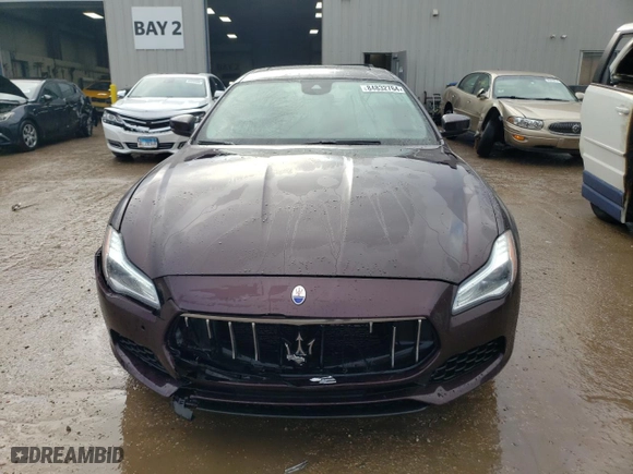 2018 Maserati Quattroporte S Q4 with VIN ZAM56YRA8J1304862, listed as a Copart auction lot 84832764 with 57,738 mi miles and Salvage Title. Bid and sale history available at carsss.com. Image 5.