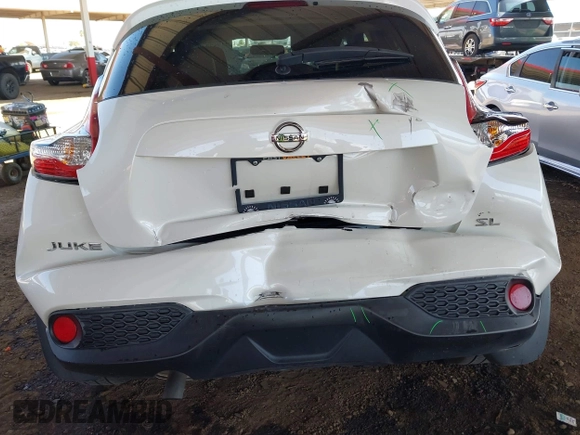 2016 Nissan Juke S with VIN JN8AF5MRXGT600255, listed as a IAAI auction lot 41969449 with 90,125 mi miles. Bid and sale history available at carsss.com. Image 6.