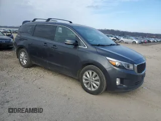 2017 Kia Sedona EX with VIN KNDMC5C18H6334313, listed as a Copart auction lot 86883544 with 153,944 mi miles and Salvage Title. Bid and sale history available at DreamBid. Image 4.