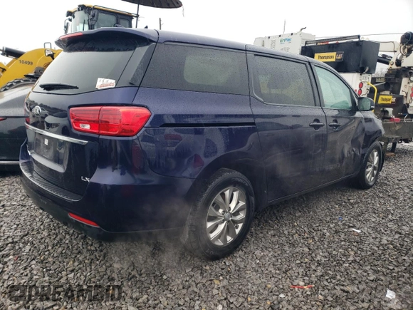 2021 Kia Sedona EX with VIN KNDMB5C11M6662525, listed as a Copart auction lot 44820825 with 53,520 mi miles and Salvage Title. Bid and sale history available at carsss.com. Image 3.