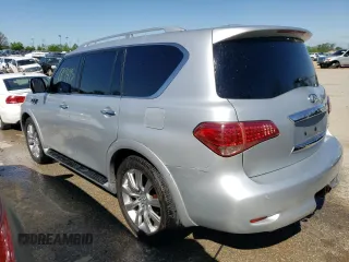 2011 Infiniti QX56 7-passenger with VIN JN8AZ2NEXB9002920, listed as a Copart auction lot 50844654 with 189,495 mi miles and Salvage Title. Bid and sale history available at carsss.com. Image 2.