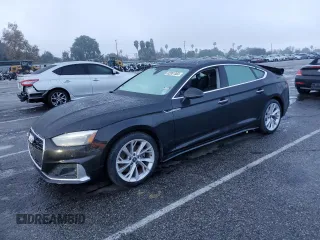 2021 Audi A5 Sportback Premium with VIN WAUABCF50MA033161, listed as a Copart auction lot 82951363 with 682 mi miles. Bid and sale history available at carsss.com. Image 1.