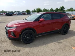 2021 Chevrolet Blazer RS с VIN 3GNKBKRS8MS527583, выставлен на аукционе Copart как лот 60694995 с пробегом 82 741 миль миль и Чистый • Clean title. История ставок и продаж доступна на DreamBid. Изображение 1.