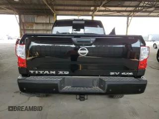 2024 Nissan Titan SV with VIN 1N6AA1FB4RN118307, listed as a Copart auction lot 51018655 with 445 mi miles and Salvage title. Bid and sale history available at DreamBid. Image 6.