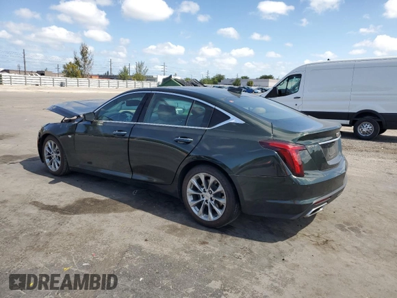 2020 Cadillac CT5 Premium Luxury z VIN 1G6DN5RK5L0141688, wystawiony jako Copart lot #54992665 z przebiegiem 66 058 mil mil oraz Nie do naprawy • Non repairable. Historia ofert i sprzedaży dostępna na DreamBid. Obrazek 2.