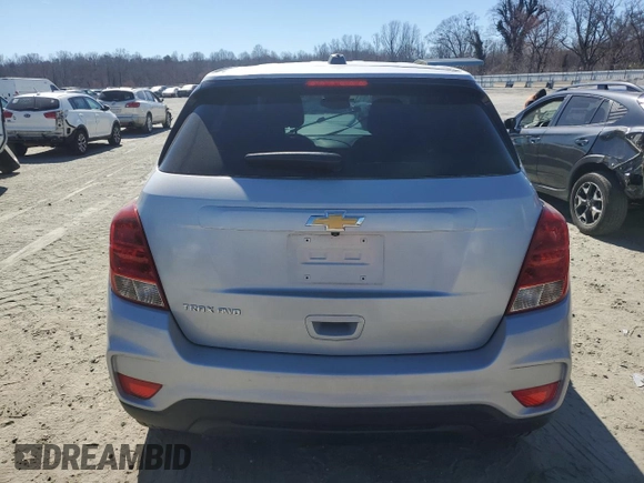 2022 Chevrolet Trax LS with VIN KL7CJNSMXNB513370, listed as a Copart auction lot 47117355 with 35,858 mi miles and Salvage Title. Bid and sale history available at carsss.com. Image 6.