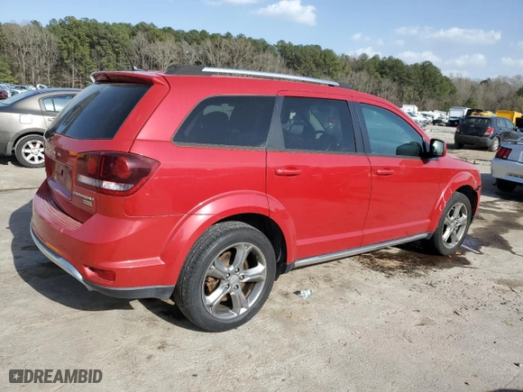 2017 Dodge Journey Crossroad Plus with VIN 3C4PDCGG5HT550753, listed as a Copart auction lot 48490035 with 119,784 mi miles and Salvage Title. Bid and sale history available at carsss.com. Image 3.