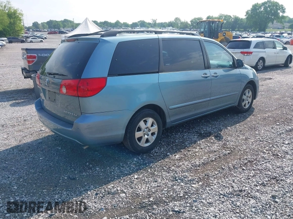2008 Toyota Sienna XLE with VIN 5TDZK22C28S203081, listed as a IAAI auction lot 41949837 with 163,549 mi miles and . Bid and sale history available at DreamBid. Image 4.