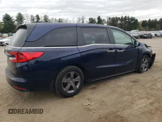 2023 Honda Odyssey EX with VIN 5FNRL6H53PB060058, listed as a Copart auction lot 53415865 with 24,778 mi miles and Salvage title. Bid and sale history available at DreamBid. Image 3.