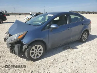 2016 Kia Rio LX with VIN KNADM4A37G6646906, listed as a Copart auction lot 48345175 with 109,697 mi miles and Salvage Title. Bid and sale history available at carsss.com. Image 1.