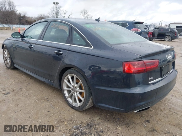 2017 Audi A6 Premium Plus with VIN WAUG8AFCXHN062144, listed as a IAAI auction lot 41722940 with 93,752 mi miles. Bid and sale history available at carsss.com. Image 3.