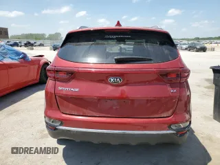 2020 Kia Sportage EX with VIN KNDPNCAC5L7708606, listed as a Copart auction lot 56987605 with 99,018 mi miles and Salvage title. Bid and sale history available at DreamBid. Image 6.