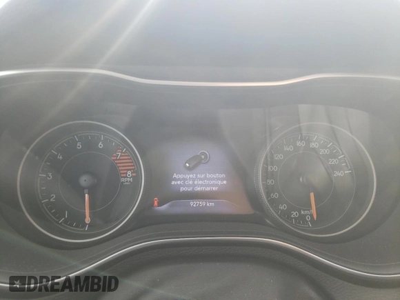 2021 Jeep Cherokee Trailhawk with VIN 1C4PJMBX4MD138927, listed as a Copart auction lot 51919555 with 92,759 mi miles and Salvage title. Bid and sale history available at DreamBid. Image 9.