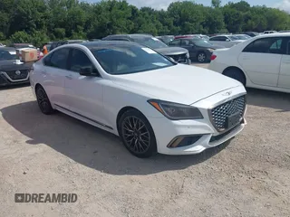 2018 Genesis G80 Sport with VIN KMHGN4JB5JU223891, listed as a IAAI auction lot 42559899 with 156,603 mi miles and . Bid and sale history available at DreamBid. Image 1.