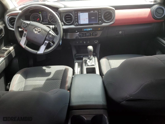 2021 Toyota Tacoma 2WD SR5 with VIN 5TFAZ5CN6MX097409, listed as a Copart auction lot 49908305 with 54,182 mi miles and Salvage Title. Bid and sale history available at carsss.com. Image 8.