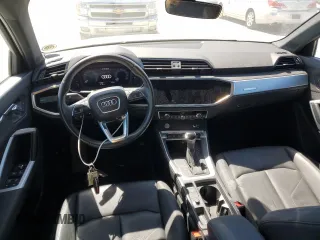 2020 Audi Q3 S line Premium with VIN WA1DECF36L1016976, listed as a Copart auction lot 49658255 with 15,404 mi miles and Salvage Title. Bid and sale history available at carsss.com. Image 8.