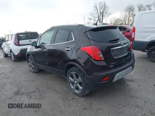 2013 Buick Encore Leather with VIN KL4CJCSB0DB144646, listed as a IAAI auction lot 41668384 with 122,082 mi miles and . Bid and sale history available at carsss.com. Image 3.