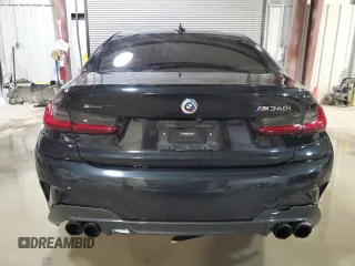 2022 BMW 3 Series M340i xDrive with VIN 3MW5U9J08N8C24995, listed as a Copart auction lot 83840124 with 0 mi miles and Salvage Title. Bid and sale history available at carsss.com. Image 6.