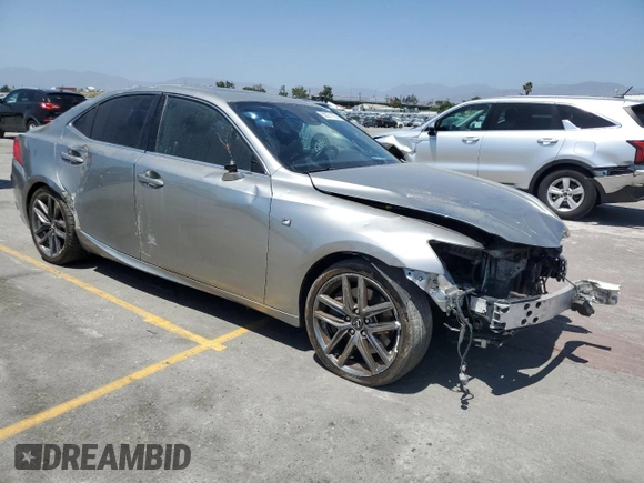 2019 Lexus IS 300 with VIN JTHBA1D21K5088150, listed as a Copart auction lot 58271165 with Not provided miles and Salvage title. Bid and sale history available at DreamBid. Image 4.