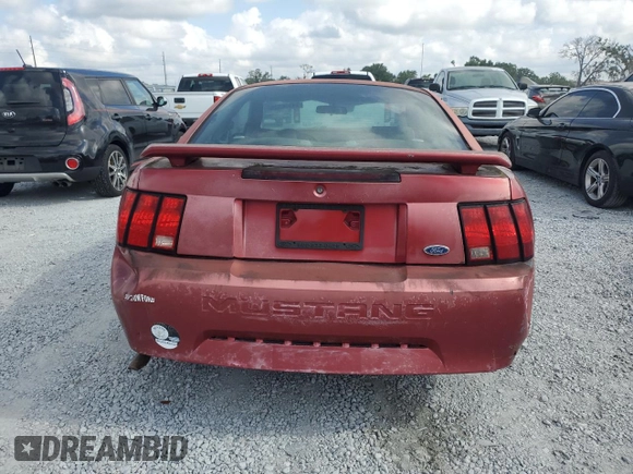 2003 Ford Mustang Standard with VIN 1FAFP40453F344222, listed as a Copart auction lot 54956335 with 155,483 mi miles and Clean Title. Bid and sale history available at carsss.com. Image 6.