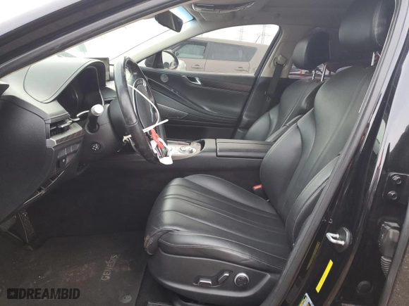 2022 Genesis G80 2.5T with VIN KMTGB4SC1NU108992, listed as a Copart auction lot 87187064 with 0 mi miles and Clean Title. Bid and sale history available at carsss.com. Image 7.