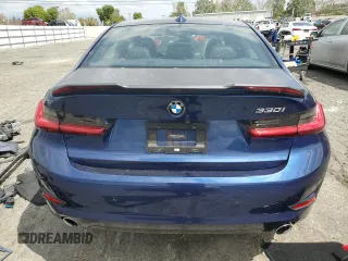 2020 BMW 3 Series 330i with VIN WBA5R1C08LFH41897, listed as a Copart auction lot 50094785 with 55,930 mi miles and Salvage Title. Bid and sale history available at carsss.com. Image 6.