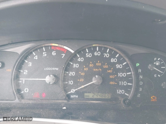 2005 Toyota Sequoia SR5 with VIN 5TDZT34AX5S246092, listed as a IAAI auction lot 41933254 with 244,865 mi miles. Bid and sale history available at carsss.com. Image 7.