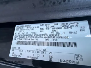 2017 Ford Transit z VIN 1FTYR2CM1HKB48712, wystawiony jako Copart lot #56607885 z przebiegiem 82 756 mil mil oraz Szkoda całkowita • Salvage title. Historia ofert i sprzedaży dostępna na DreamBid. Obrazek 10.