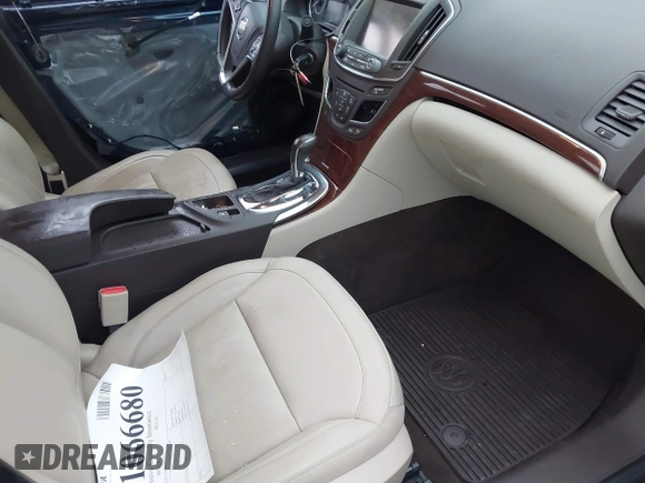 2016 Buick Regal with VIN 2G4GK5EX1G9195453, listed as a IAAI auction lot 41066680 with 93,294 mi miles. Bid and sale history available at carsss.com. Image 5.