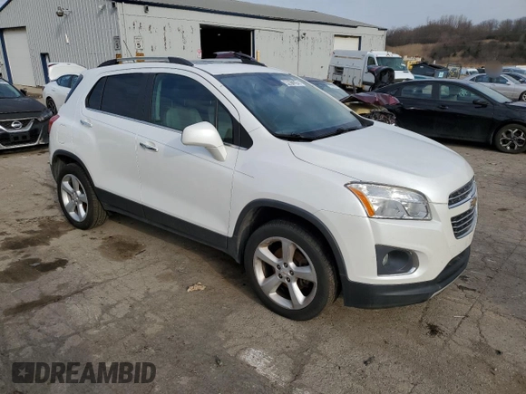 2015 Chevrolet Trax LTZ with VIN KL7CJTSBXFB205894, listed as a Copart auction lot 49813245 with 107,165 mi miles and Clean Title. Bid and sale history available at carsss.com. Image 5.