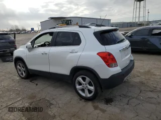 2015 Chevrolet Trax LTZ with VIN KL7CJTSBXFB205894, listed as a Copart auction lot 49813245 with 107,165 mi miles and Clean Title. Bid and sale history available at carsss.com. Image 2.