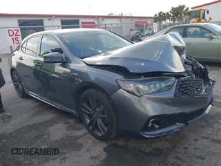 2019 Acura TLX w/A-Spec Pkg z VIN 19UUB2F60KA002283, wystawiony jako IAAI lot #41227329 z przebiegiem 53 197 mil mil oraz . Historia ofert i sprzedaży dostępna na DreamBid. Obrazek 1.