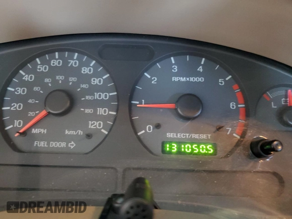 2003 Ford Mustang Deluxe with VIN 1FAFP44493F407753, listed as a Copart auction lot 59378035 with 131,050 mi miles and Salvage title. Bid and sale history available at DreamBid. Image 9.