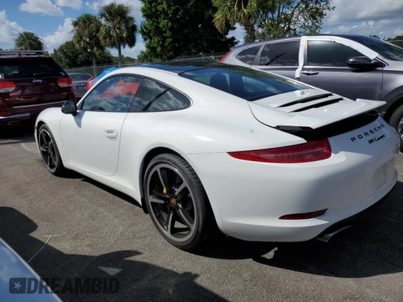 2015 Porsche 911 Carrera with VIN WP0AA2A98FS106770, listed as a Copart auction lot 74740294 with Not Provided miles and Salvage Title. Bid and sale history available at carsss.com. Image 2.