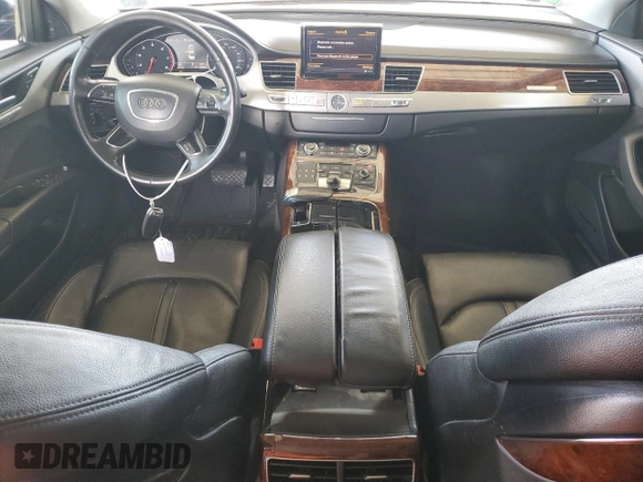 2013 Audi A8 3.0L z VIN WAUAGAFD9DN005655, wystawiony jako Copart lot #82819524 z przebiegiem 159 545 mil mil oraz Szkoda całkowita • Salvage title. Historia ofert i sprzedaży dostępna na DreamBid. Obrazek 8.