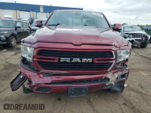 2020 Ram 1500 Big Horn with VIN 1C6SRFFT4LN218685, listed as a Copart auction lot 61191235 with 86,477 mi miles and Non repairable. Bid and sale history available at DreamBid. Image 5.