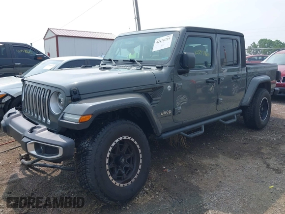 2020 Jeep Gladiator Overland with VIN 1C6HJTFG0LL169628, listed as a IAAI auction lot 42476729 with 102,874 mi miles and . Bid and sale history available at DreamBid. Image 19.