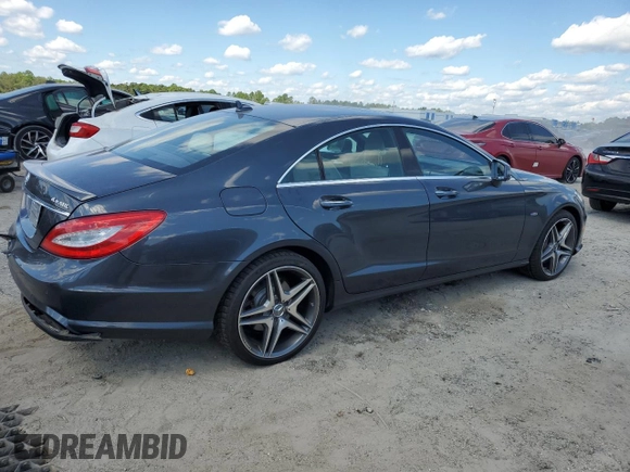 2012 Mercedes-Benz CLS-Class CLS 550 with VIN WDDLJ9BB5CA021508, listed as a Copart auction lot 73669944 with 142,422 mi miles and Salvage Title. Bid and sale history available at carsss.com. Image 3.