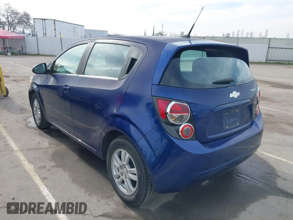 2013 Chevrolet Sonic LT with VIN 1G1JC6SB1D4171148, listed as a IAAI auction lot 41631280 with 147,874 mi miles. Bid and sale history available at carsss.com. Image 3.
